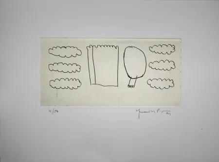 Grabado Hernandez Pijuan - Memòria de la Segarra V