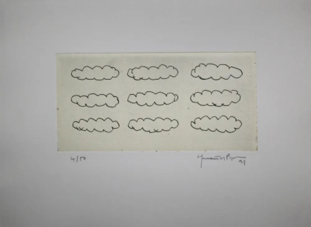 Grabado Hernandez Pijuan - Memòria de la Segarra VI