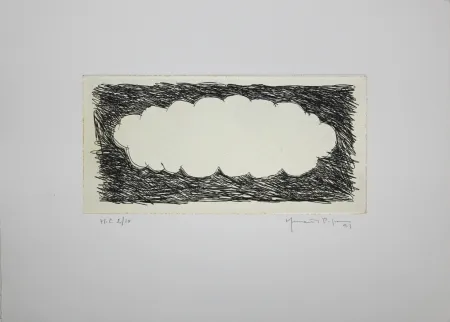 Grabado Hernandez Pijuan - Memòria de la Segarra VIII