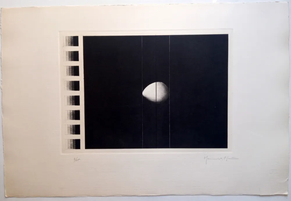 Aguafuerte Y Aguatinta Hernandez Pijuan - OU AMB GAMA NEGRA