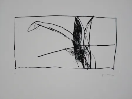 Punta Seca Hernandez Pijuan - Paisatge amb xiprers V / Landscape with Cypresses V