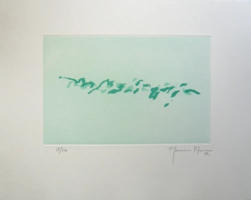 Grabado Hernandez Pijuan - PJ6