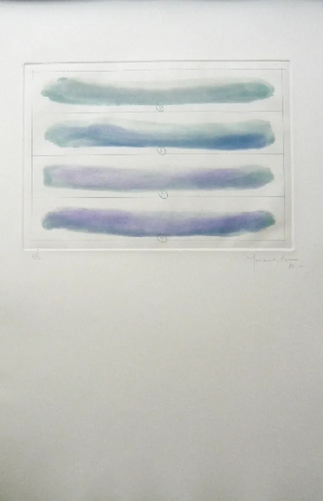 Grabado Hernandez Pijuan - Polychrome 12