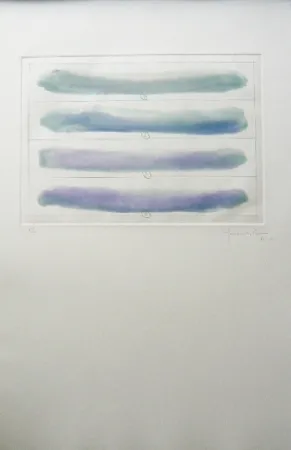 Grabado Hernandez Pijuan - Polychrome 12