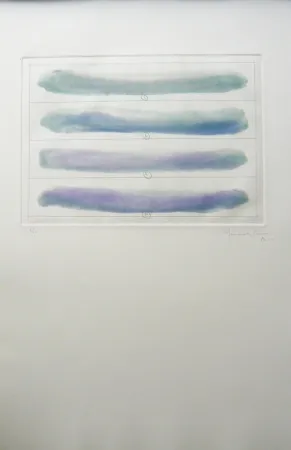 Grabado Hernandez Pijuan - Polychrome 12