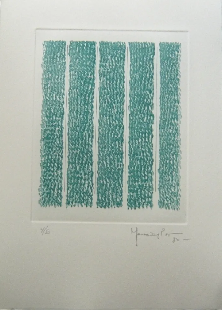 Grabado Hernandez Pijuan - Polychrome 7