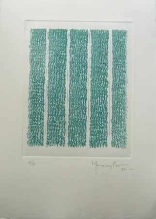 Grabado Hernandez Pijuan - Polychrome 7