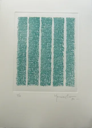 Grabado Hernandez Pijuan - Polychrome 7