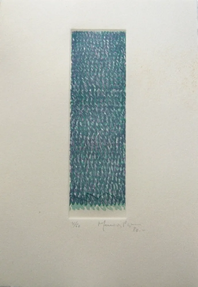 Grabado Hernandez Pijuan - Polychrome 8