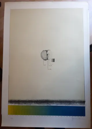 Litografía Hernandez Pijuan - Poma