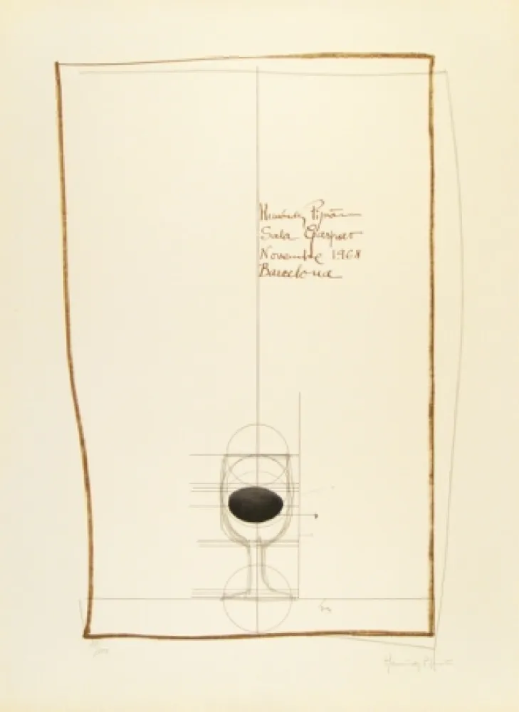 Linograbado Hernandez Pijuan - Sala Gaspar