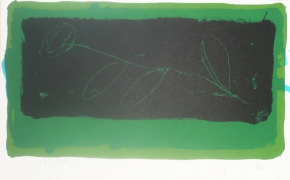 Litografía Hernandez Pijuan - Sans titre 3