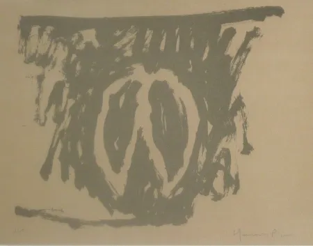 Litografía Hernandez Pijuan - Sans titre 4