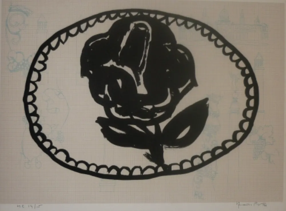 Litografía Hernandez Pijuan - Sans titre 6