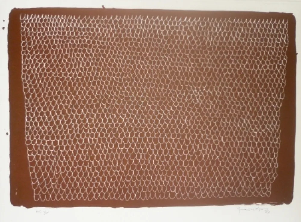 Litografía Hernandez Pijuan - Sans titre 8