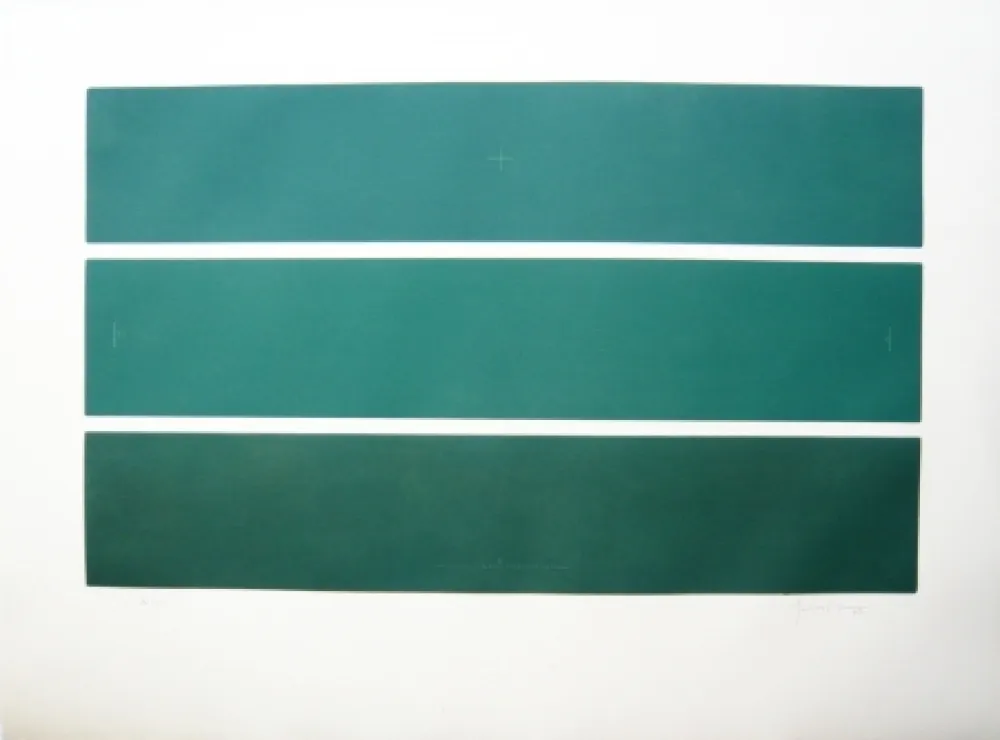 Grabado Hernandez Pijuan - Tres moments d'un color