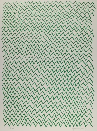 Litografía Hernandez Pijuan - Untitled