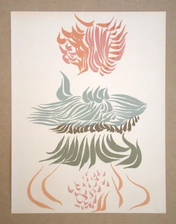 Litografía Herold - Composition abstrait
