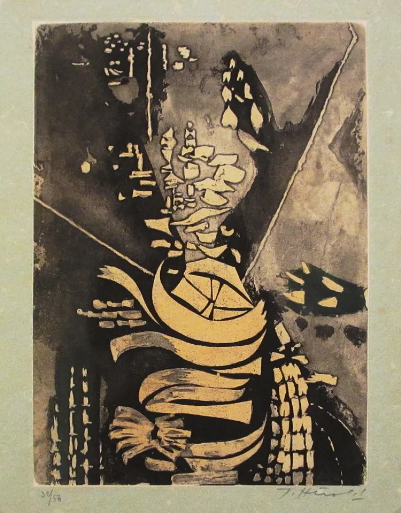 Aguafuerte Y Aguatinta Herold - Paroles peintes