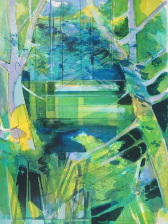 Litografía Hilaire - Normandie, Bord de l’Epte