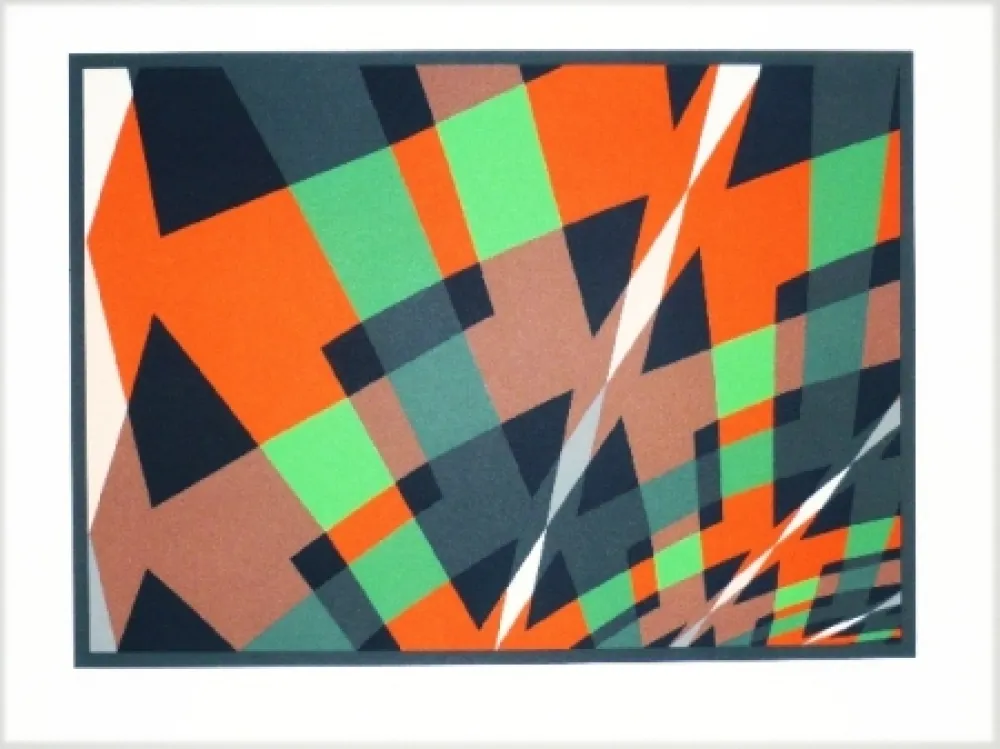 Litografía Hinterreiter - Composition 3