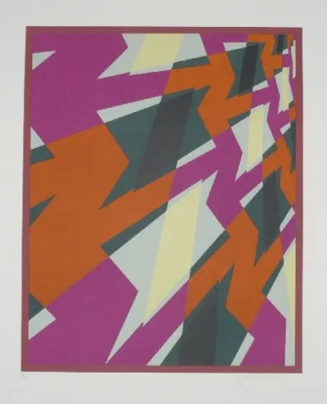 Litografía Hinterreiter - Composition 4