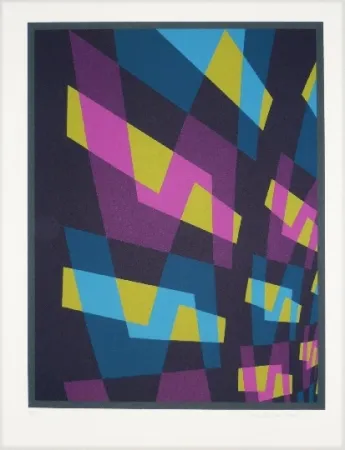 Litografía Hinterreiter - Composition 6