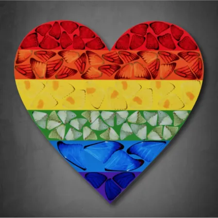 Múltiple Hirst - Butterfly Heart