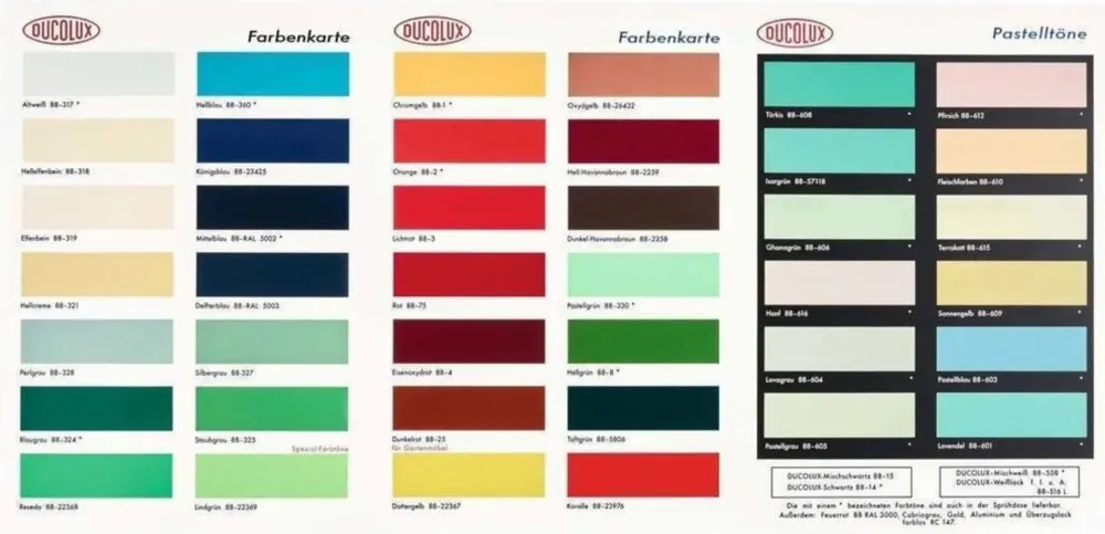 Múltiple Hirst - Colour Chart H-2