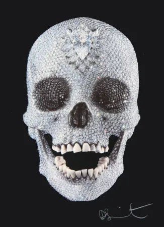 Serigrafía Hirst - For the Love of God 