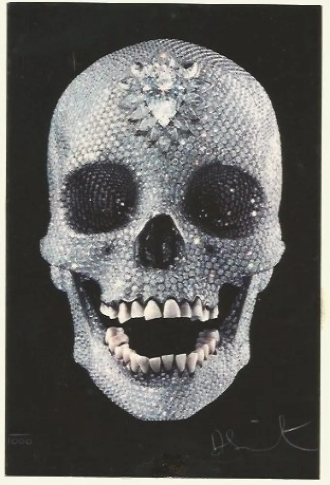 Serigrafía Hirst - For the love of God