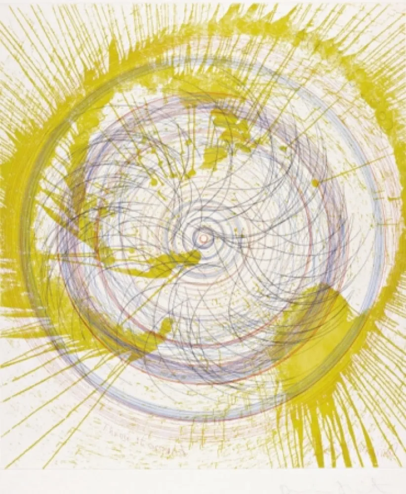 Aguafuerte Hirst - In a Spin, the Action of the World on Things, volume II