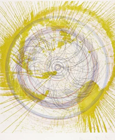 Aguafuerte Hirst - In a Spin, the Action of the World on Things, volume II