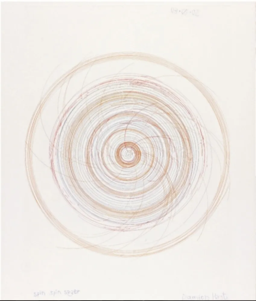 Aguafuerte Hirst - In a Spin, the Action of the World on Things, volume II