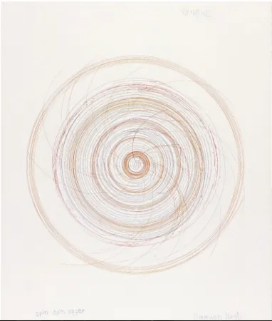 Aguafuerte Hirst - In a Spin, the Action of the World on Things, volume II