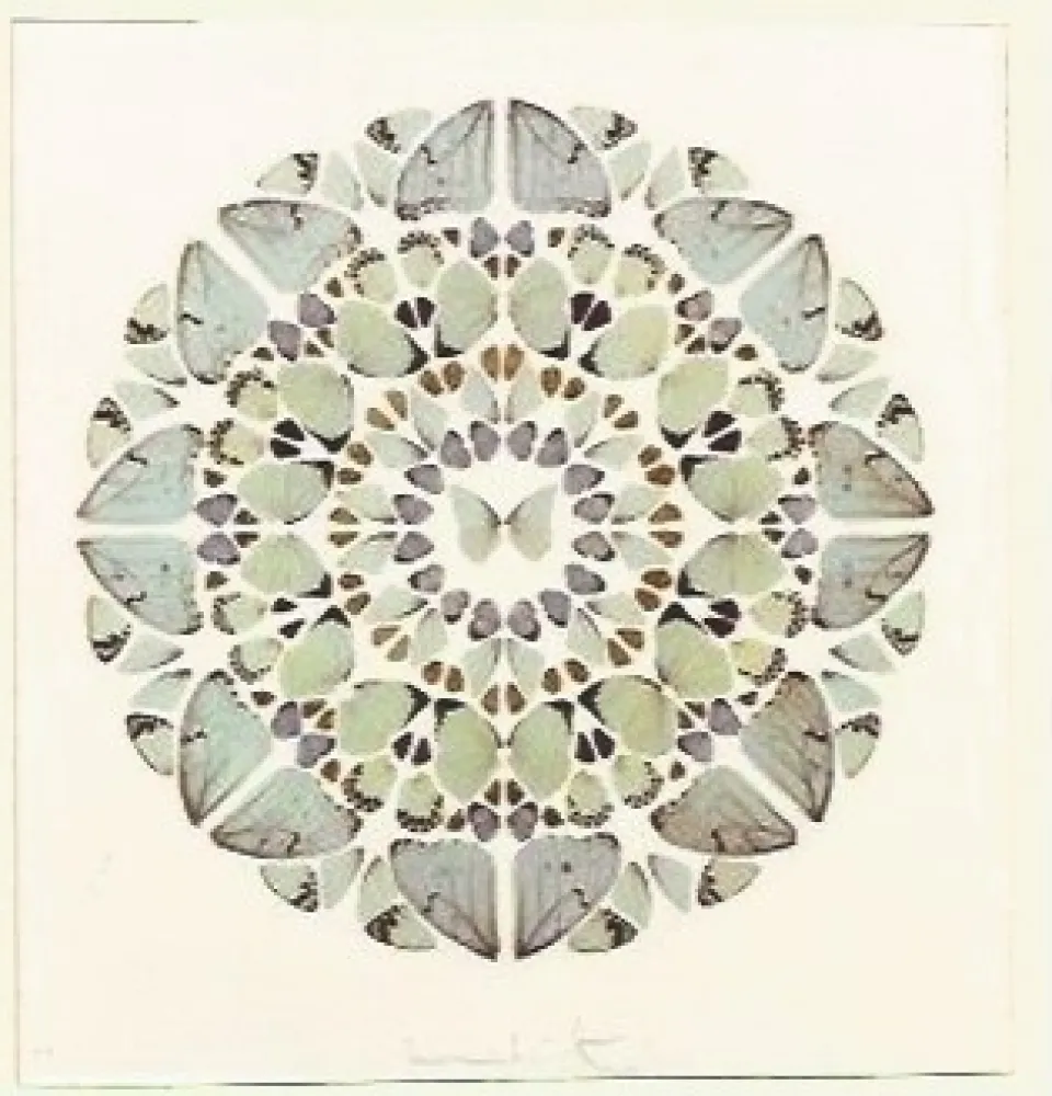 Serigrafía Hirst - Psalm Print, Exaudi, Domine (Diamond dust)