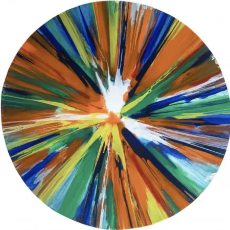 Múltiple Hirst - Spin Painting, Requiem at the Pinchuk Art Centre, Ukraine