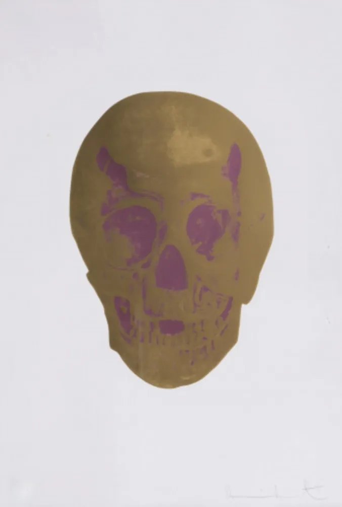 Múltiple Hirst - The Dead (Oriental Gold / Loganberry Pink Skull)