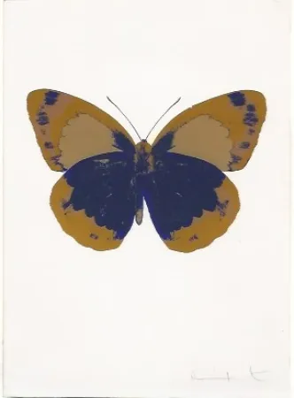 Serigrafía Hirst - The souls II _Turquoise/Raven Black/Cool Gold
