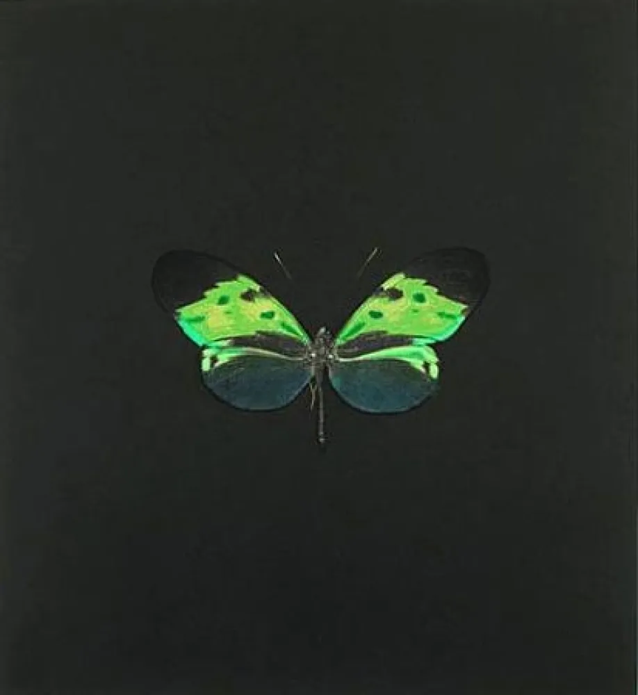 Aguafuerte Hirst - The Souls on Jacob's Ladder Take Their Flight (Small Green)