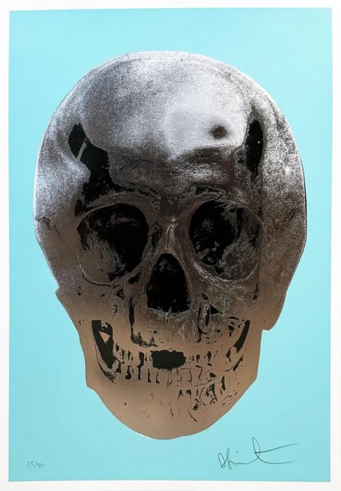 Serigrafía Hirst - Till Death Do Us Part - Heavenly Peppermint Green Silver Gloss Racing Green