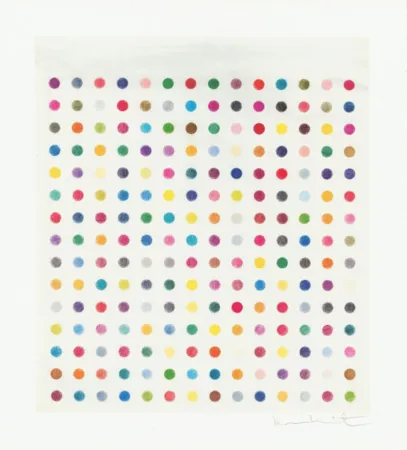 Múltiple Hirst - Untitled B Spot Drawing