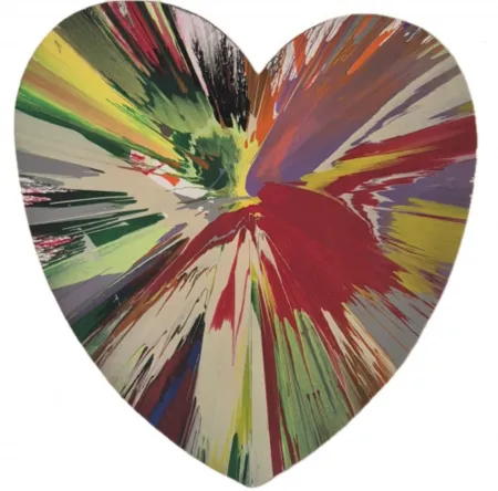 Múltiple Hirst - Untitled (spin - heart)
