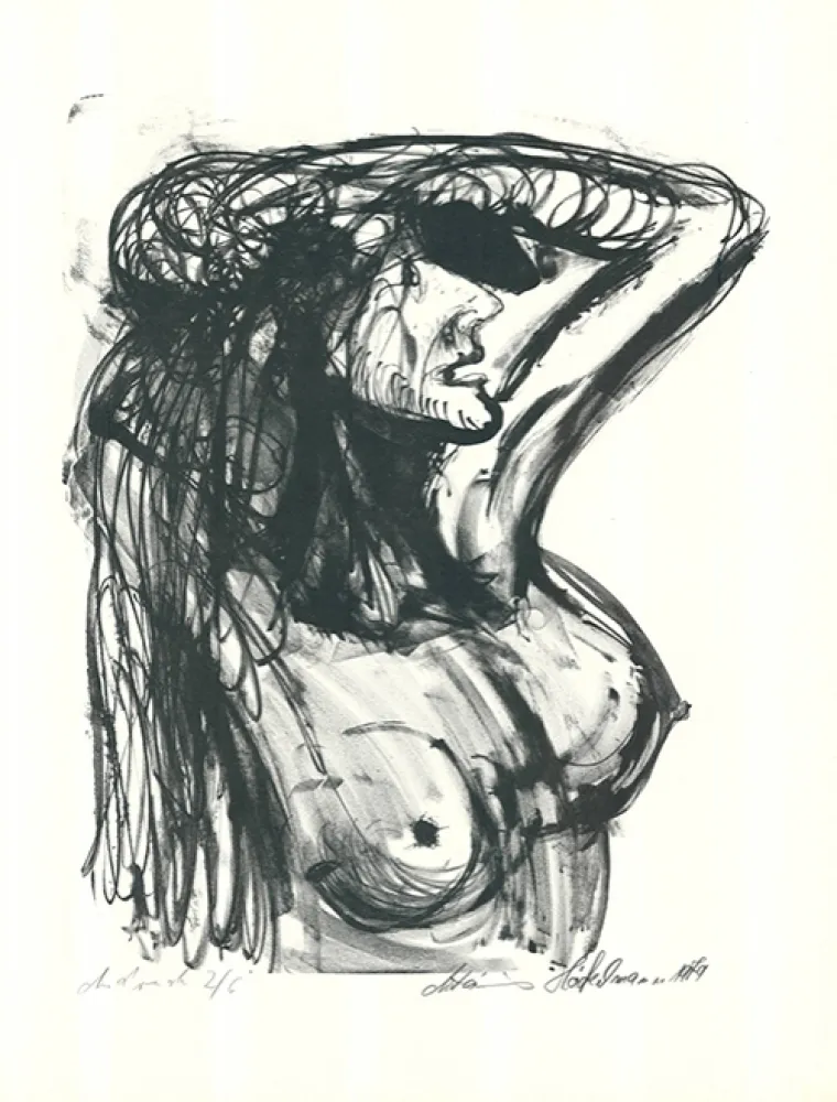 Litografía Höckelmann - Alexandra