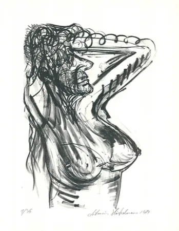 Litografía Höckelmann - Alexandra