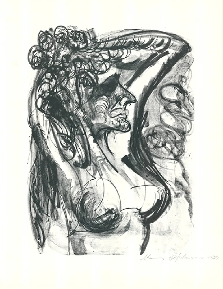 Litografía Höckelmann - Alexandra