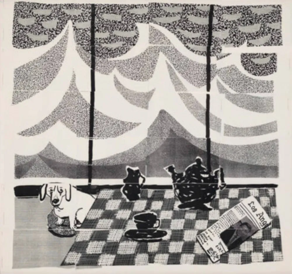 Múltiple Hockney - Breakfast with Stanley in Malibu