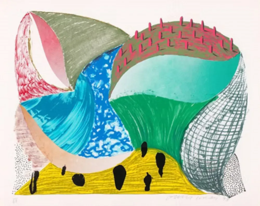 Serigrafía Hockney - Gorge D'incre