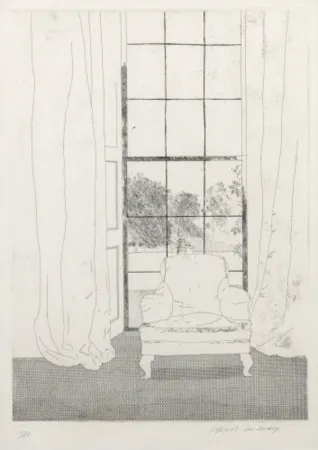 Grabado Hockney - Home