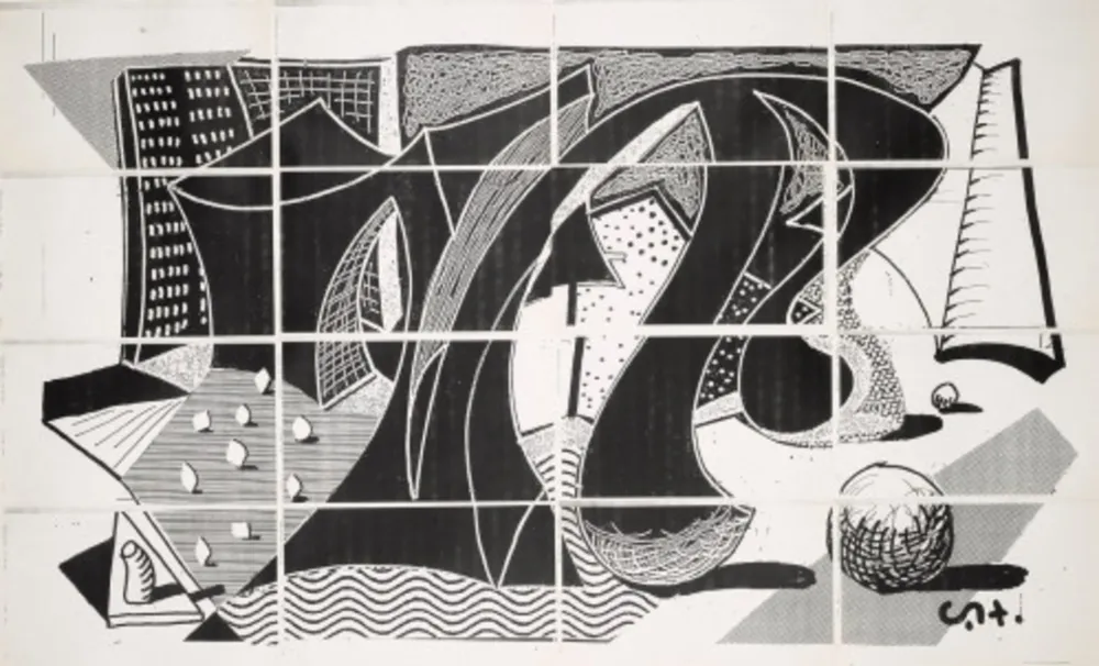 Múltiple Hockney - Hotel By The Sea